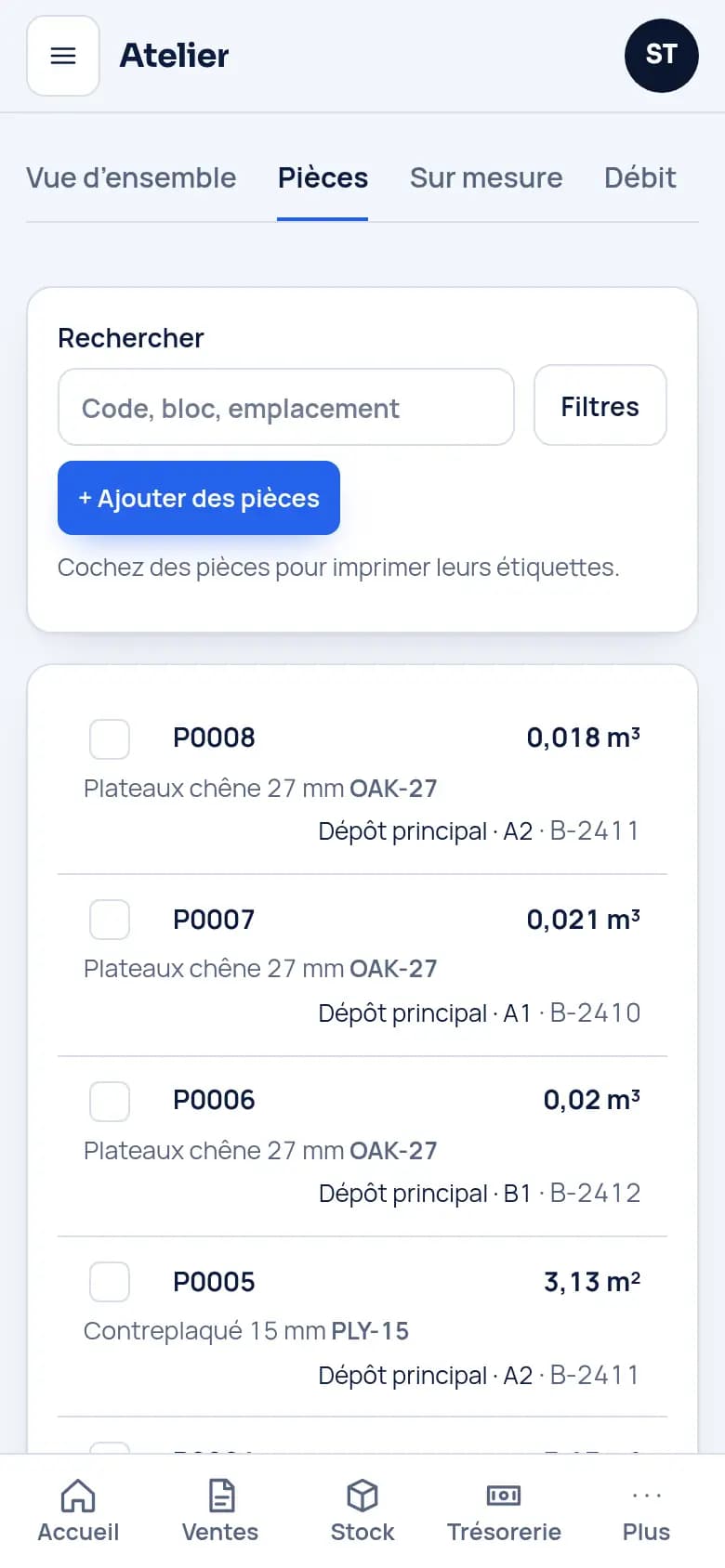 Retrouvez chaque panneau et chaque plateau · Menuiserie bois