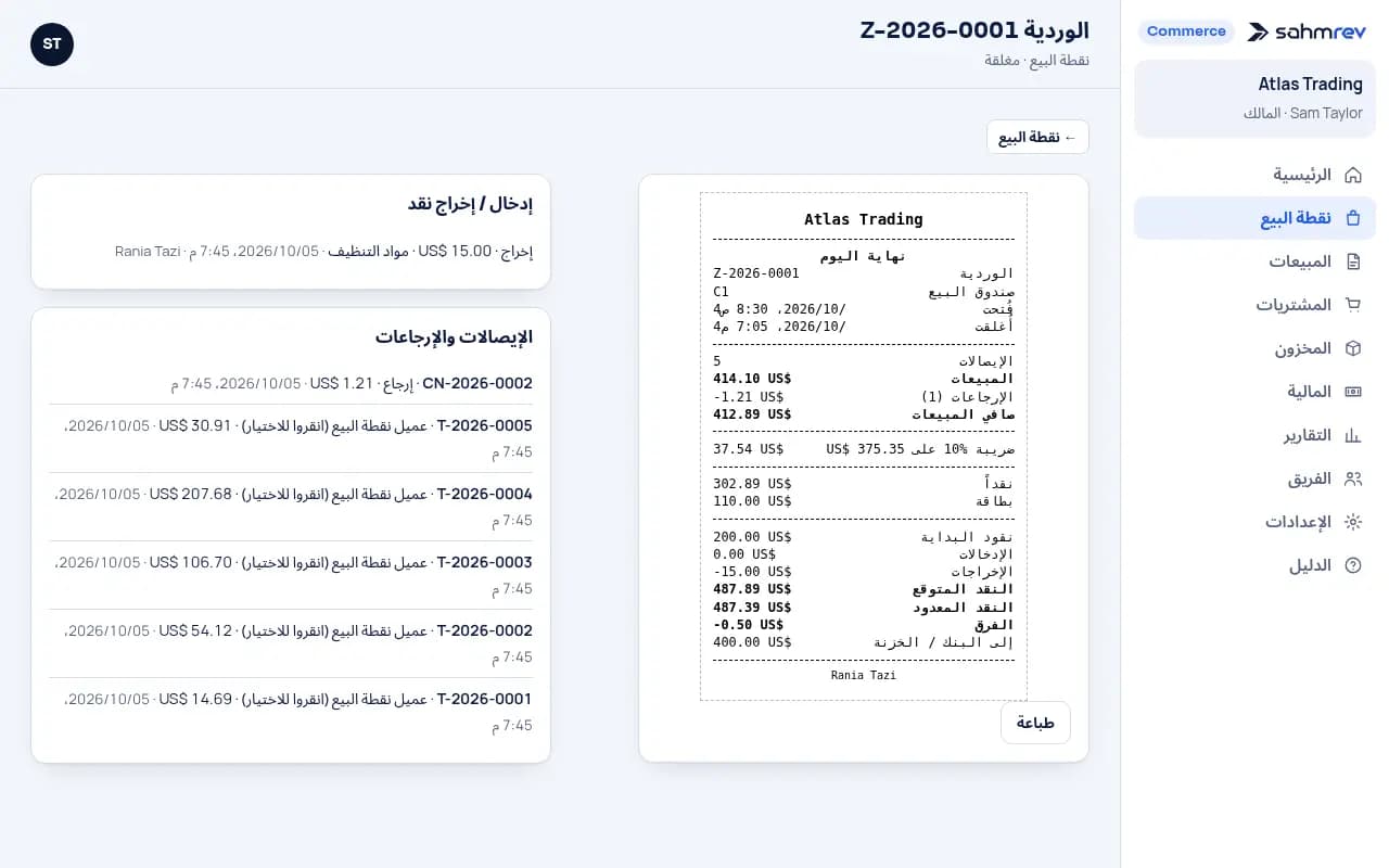 اعرفوا ما في الدرج · محل تجاري