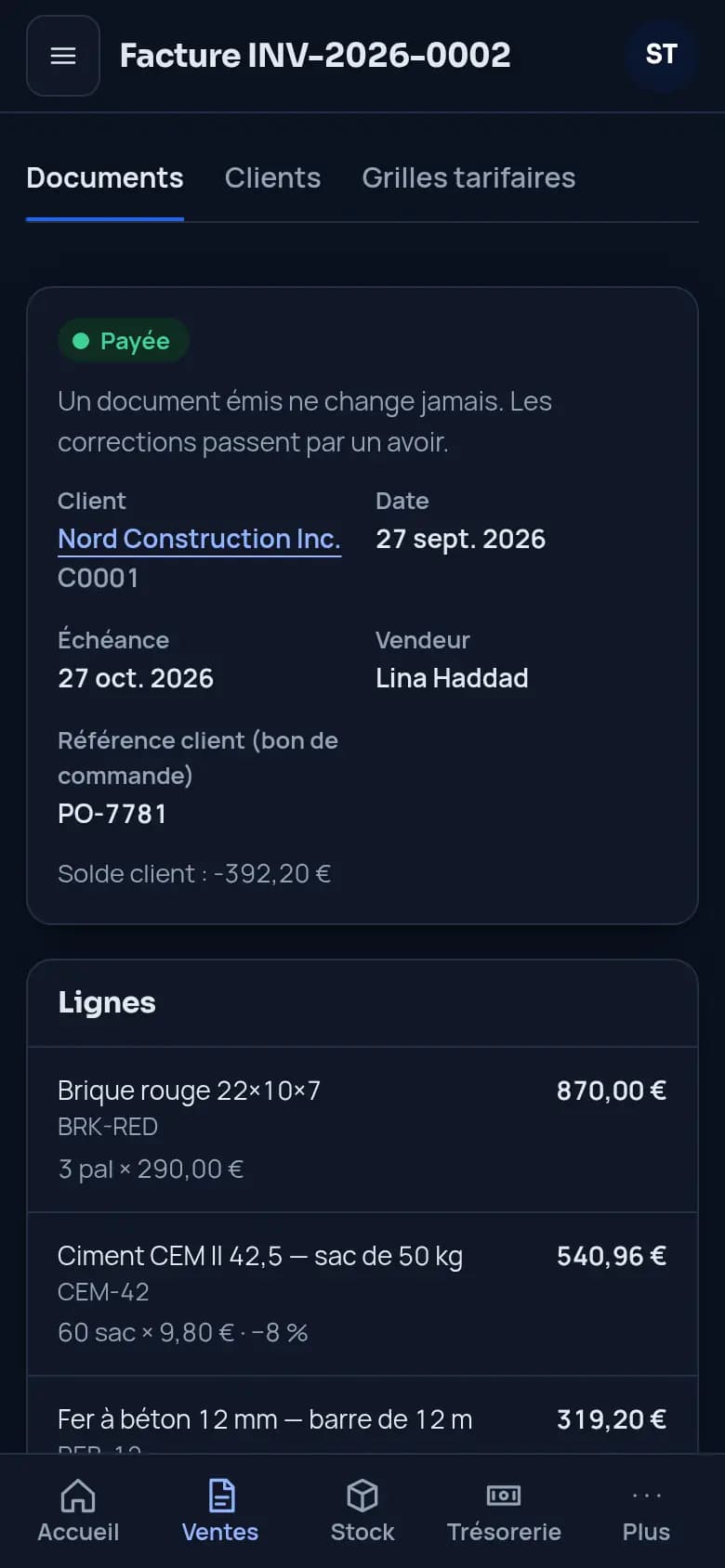 Livrez au bon chantier · Matériaux de construction