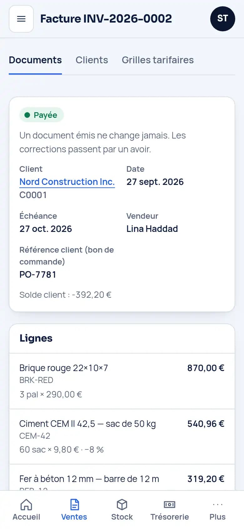 Livrez au bon chantier · Matériaux de construction